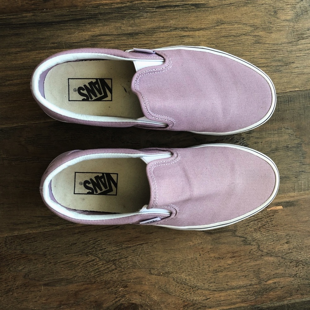 Vans slip on sneakers